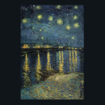 Vincent van Gogh | Starry Night Over the Rhone Poster<br><div class="desc">The Starry Night,  1888 | by Vincent van Gogh | Art Location: Musee d'Orsay,  Paris,  France | Dutch Artist | Image Collection Number: XIR60960</div>