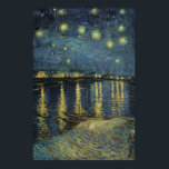 Vincent van Gogh | Starry Night Over the Rhone Poster<br><div class="desc">The Starry Night, 1888 | by Vincent van Gogh | Art Location: Musee d'Orsay, Paris, France | Dutch Artist | Image Collection Number: XIR60960</div>