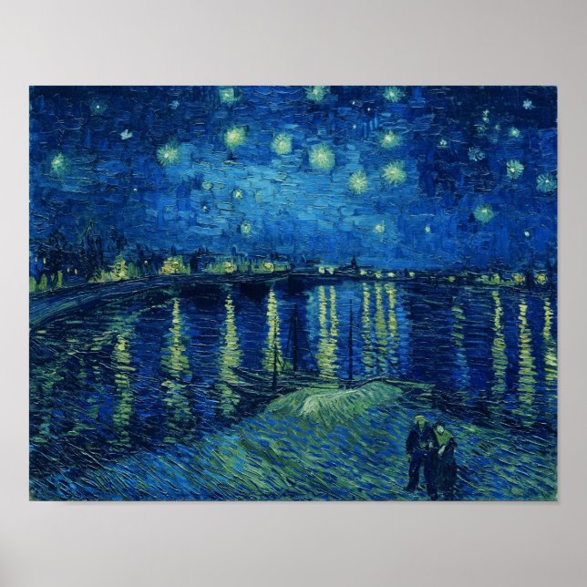Vincent Van Gogh - Starry Night over the Rhone Poster (Front)