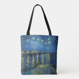 Vincent van Gogh - Starry Night Over the Rhone Tote Bag