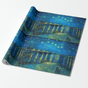 Vincent Van Gogh Starry Night Over The Rhone Wrapping Paper
