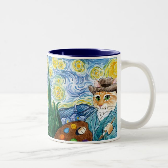 Vincent Van Gogh, Starry Night spoof mug (Right)