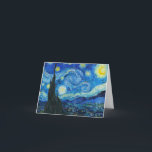 Vincent Van Gogh - Starry Night Thank You Card<br><div class="desc">Vincent Van Gogh - Starry Night</div>