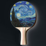 Vincent Van Gogh Starry Night Vintage Fine Art<br><div class="desc">Vincent Van Gogh Starry Night Vintage Fine Art Ping Pong Paddle</div>