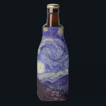 Vincent Van Gogh Starry Night Vintage Fine Art Bottle Cooler<br><div class="desc">Vincent van Gogh Starry Night Fine Art Painting Starry Night is a painting by Dutch post-impressionist artist Vincent van Gogh. The blue night sky is filled with swirling clouds, stars, and a bright crescent moon. The Starry Night is the only nocturne in the series of views from his bedroom window....</div>