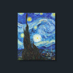 Vincent Van Gogh Starry Night Vintage Fine Art Canvas Print<br><div class="desc">Vincent Van Gogh Starry Night Vintage Fine Art Canvas Print</div>
