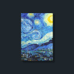 Vincent Van Gogh Starry Night Vintage Fine Art Canvas Print<br><div class="desc">Vincent Van Gogh Starry Night Vintage Fine Art Canvas Print</div>