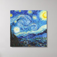 Vincent Van Gogh Starry Night Vintage Fine Art
