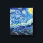 Vincent Van Gogh Starry Night Vintage Fine Art Canvas Print<br><div class="desc">Vincent Van Gogh Starry Night Vintage Fine Art Canvas Print</div>