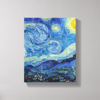 Vincent Van Gogh Starry Night Vintage Fine Art