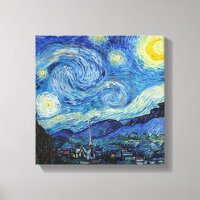 Vincent Van Gogh Starry Night Vintage Fine Art