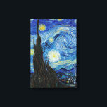 Vincent Van Gogh Starry Night Vintage Fine Art Canvas Print<br><div class="desc">Vincent Van Gogh Starry Night Vintage Fine Art Canvas Print</div>