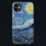 Vincent Van Gogh Starry Night Vintage Fine Art iPhone 11 Case<br><div class="desc">Vincent Van Gogh Starry Night Vintage Fine Art Phone Case</div>