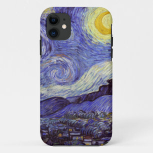 Vincent Van Gogh Starry Night Vintage Fine Art iPhone 11 Case