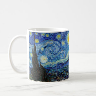 Vincent Van Gogh Starry Night Vintage Fine Art Coffee Mug
