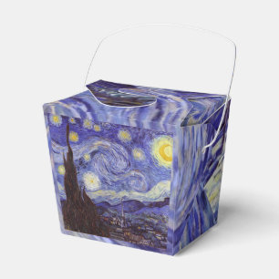 Vincent Van Gogh Starry Night Vintage Fine Art Favor Box