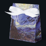 Vincent Van Gogh Starry Night Vintage Fine Art Favor Box<br><div class="desc">Vincent van Gogh Starry Night Fine Art Painting Starry Night is a painting by Dutch post-impressionist artist Vincent van Gogh. The blue night sky is filled with swirling clouds, stars, and a bright crescent moon. The Starry Night is the only nocturne in the series of views from his bedroom window....</div>