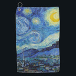 Vincent Van Gogh Starry Night Vintage Fine Art Golf Towel<br><div class="desc">Vincent Van Gogh Starry Night Vintage Fine Art Gold Towel</div>