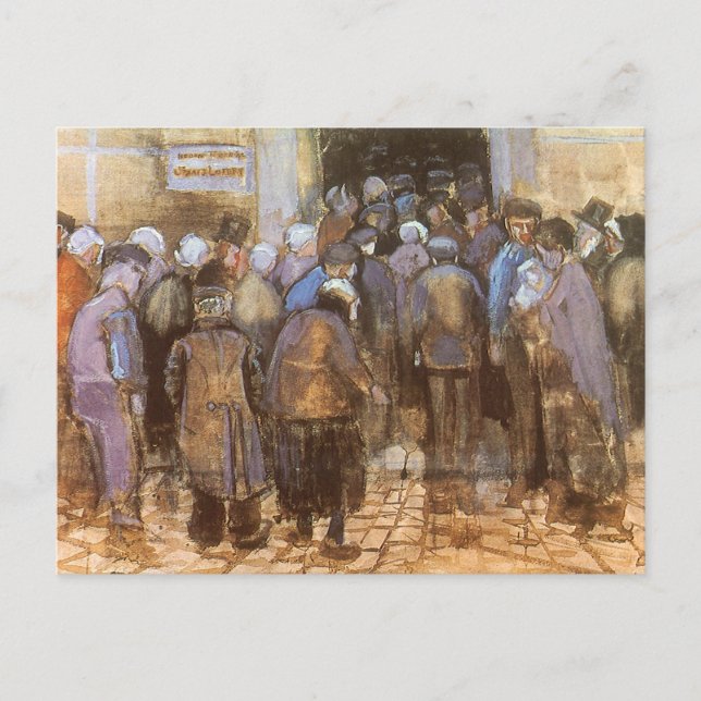 Vincent van Gogh State Lottery Office (Poor Money) Postcard (Front)