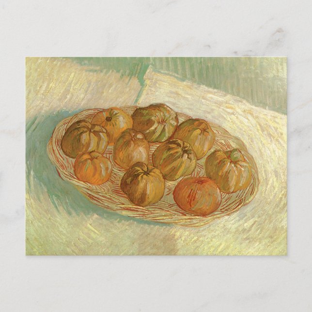 Vincent van Gogh - Still Life Basket of Apples Postcard (Front)