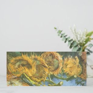 Vincent van Gogh - Still Life: Four Cut Sunflowers