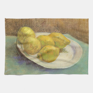 Vincent van Gogh - Still Life Lemons on a Plate Kitchen Towel