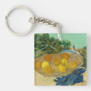 Vincent Van Gogh Still Life of Oranges and Lemon Keychain