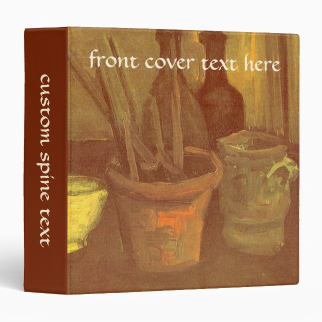 Vincent van Gogh - Still Life Paintbrushes in Pot Binder (Front/Spine)