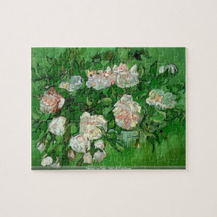 Vincent van Gogh - Still Life Pink Roses Puzzle