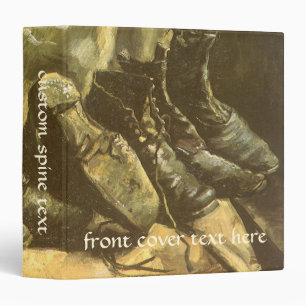 Vincent van Gogh - Still Life Three Pairs of Shoes Binder