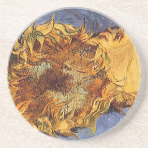 Vincent van Gogh - Still Life: Two Cut Sunflowers Coaster
