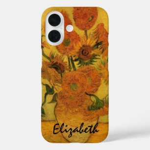 Vincent van Gogh Still Life Vase w 15 Sunflowers iPhone 16 Case