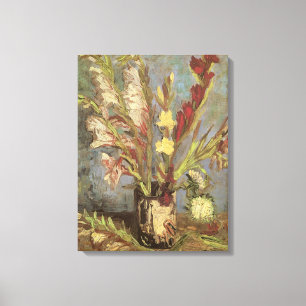 Vincent van Gogh - Still Life Vase with Gladioli Canvas Print