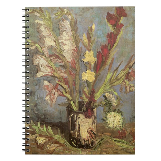 Vincent van Gogh - Still Life Vase with Gladioli Notebook (Front)