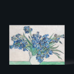 Vincent van Gogh - Still Life: Vase with Irises Invitation<br><div class="desc">Still Life: Vase with Irises by Vincent van Gogh is a vintage fine art post impressionism still life floral nature painting. A bouquet of lavender bearded iris flowers from a spring garden. The vase is shaped like a pitcher and full of love and romance purple blooms. About the artist: Vincent...</div>