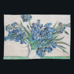 Vincent van Gogh - Still Life: Vase with Irises Kitchen Towel<br><div class="desc">Still Life: Vase with Irises by Vincent van Gogh is a vintage fine art post impressionism still life floral nature painting. A bouquet of lavender bearded iris flowers from a spring garden. The vase is shaped like a pitcher and full of love and romance purple blooms. About the artist: Vincent...</div>