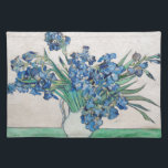 Vincent van Gogh - Still Life: Vase with Irises Placemat<br><div class="desc">Still Life: Vase with Irises by Vincent van Gogh is a vintage fine art post impressionism still life floral nature painting. A bouquet of lavender bearded iris flowers from a spring garden. The vase is shaped like a pitcher and full of love and romance purple blooms. About the artist: Vincent...</div>