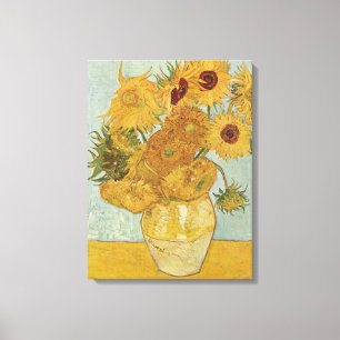 Vincent van Gogh Still Life Vase with Sunflowers Canvas Print