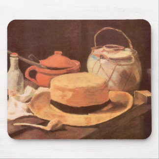 Vincent van Gogh - Still Life w Yellow Straw Hat Mouse Pad
