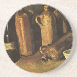 Vincent van Gogh - Still Life with 4 Stone Bottles Coaster