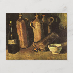 Vincent van Gogh - Still Life with 4 Stone Bottles Postcard