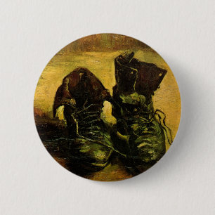Vincent van Gogh - Still Life with a Pair of Shoes 2 Inch Round Button