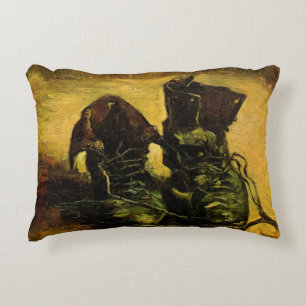 Vincent van Gogh - Still Life with a Pair of Shoes Accent Pillow