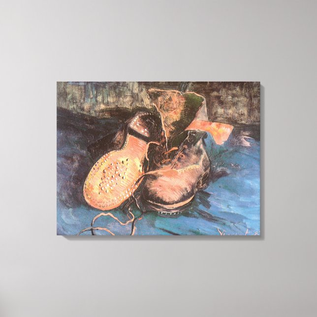 Vincent van Gogh - Still Life with a Pair of Shoes Canvas Print (Front)