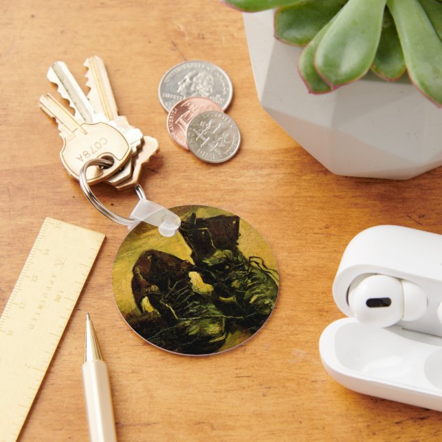 Vincent van Gogh - Still Life with a Pair of Shoes Keychain (Desk)