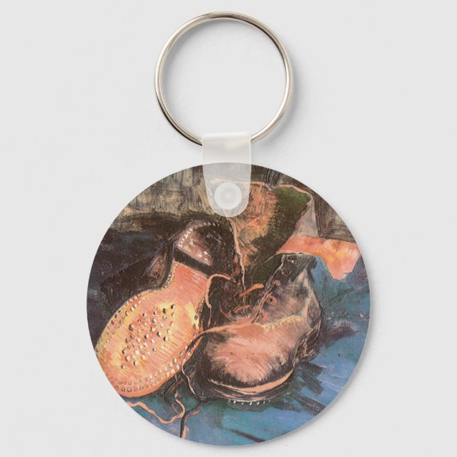 Vincent van Gogh - Still Life with a Pair of Shoes Keychain (Front)