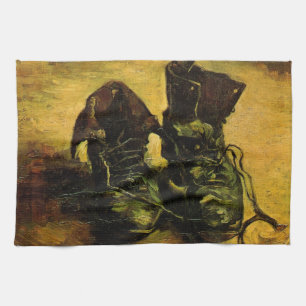Vincent van Gogh - Still Life with a Pair of Shoes Kitchen Towel