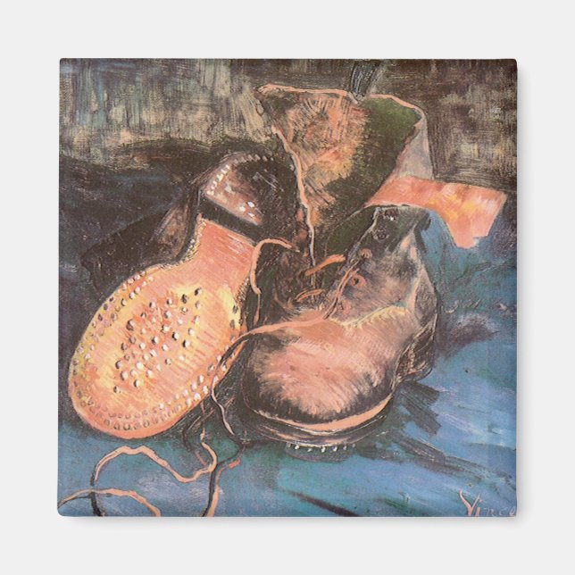 Vincent van Gogh - Still Life with a Pair of Shoes Magnet (Front)