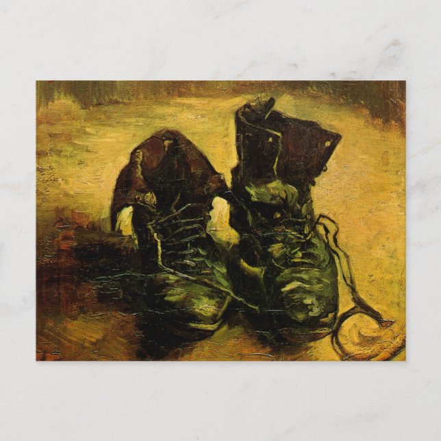 Vincent van Gogh - Still Life with a Pair of Shoes Postcard (Front)