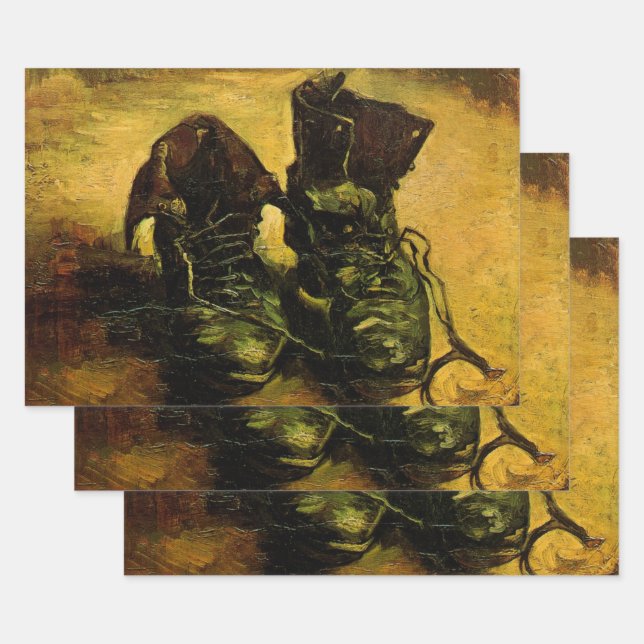 Vincent van Gogh - Still Life with a Pair of Shoes Wrapping Paper Sheet (Set)
